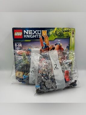 RARE RETIRED NEW Lego Nexo Knights 72004: Tech Wizard Showdown Bags 2 & 3 W/Box